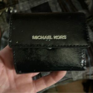 Michael Kors Glossy Black Card Holder